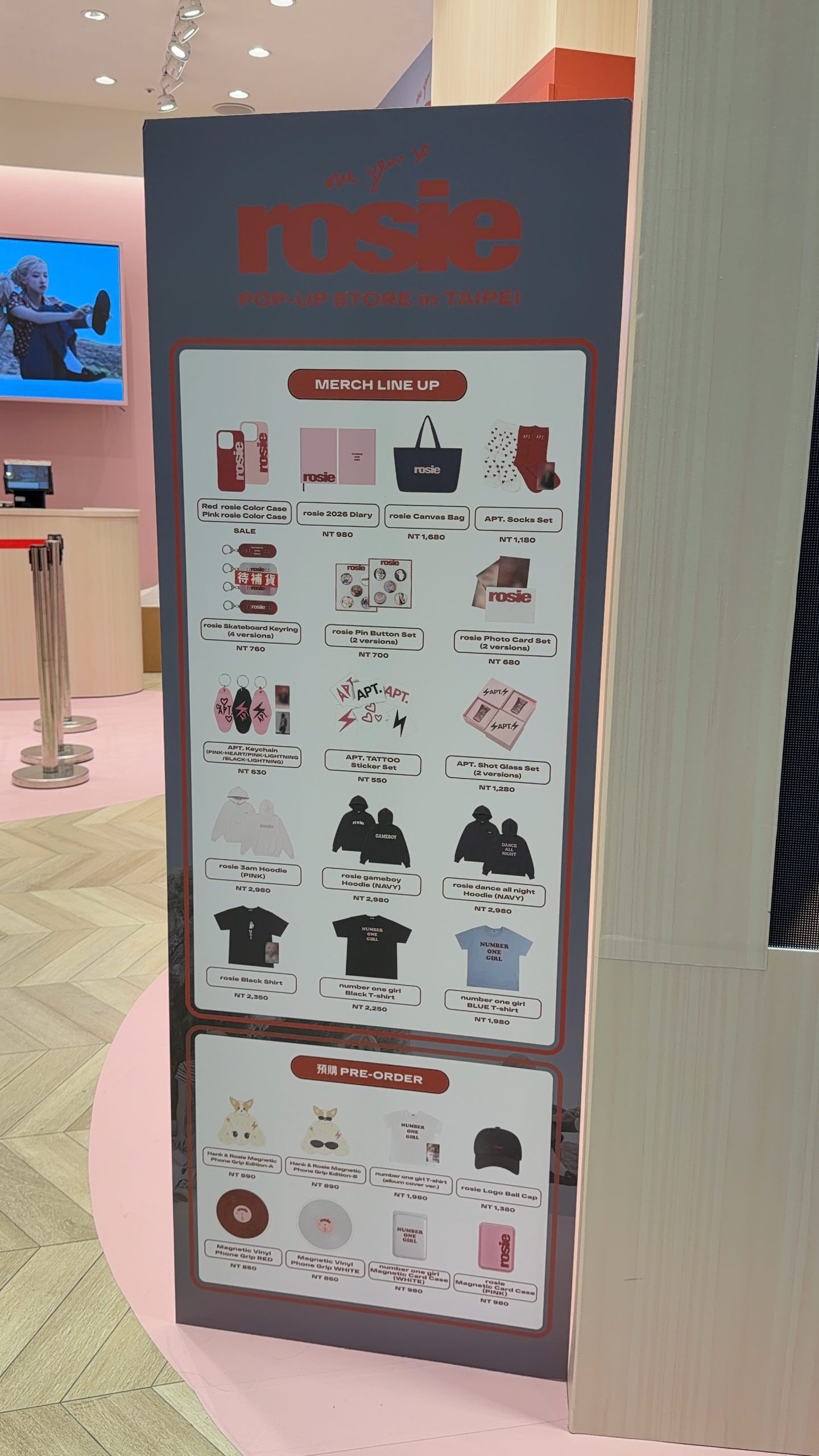 Rose快閃店來台灣！就在信義區！（附全品項、價位 menu） @大食女 in Wonderland