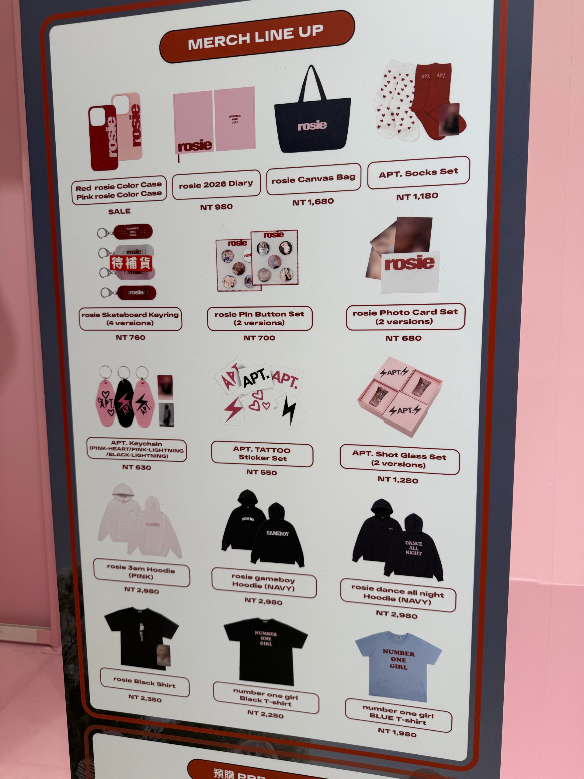 Rose快閃店來台灣！就在信義區！（附全品項、價位 menu） @大食女 in Wonderland